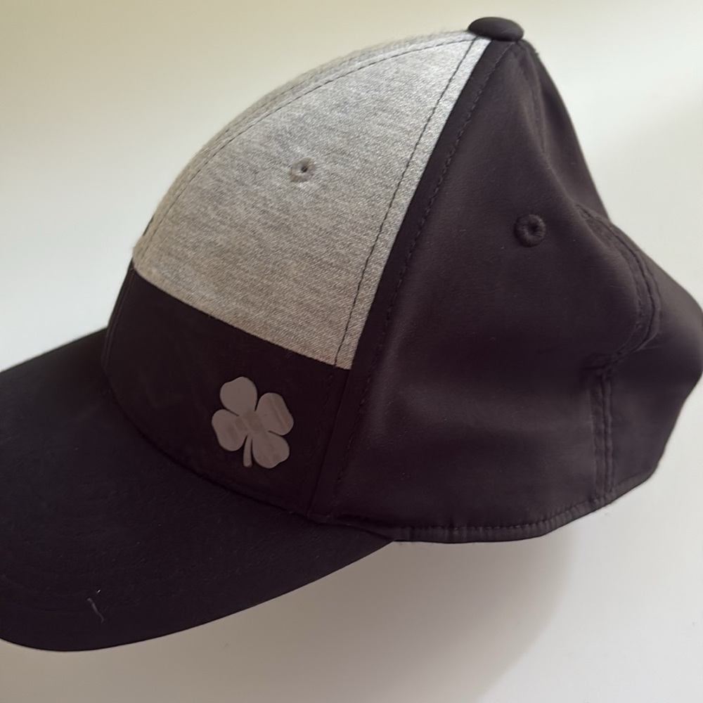 Black Clover Rawlings Black Poly SnapBack Baseball Cap One Size - Picture 2 of 8